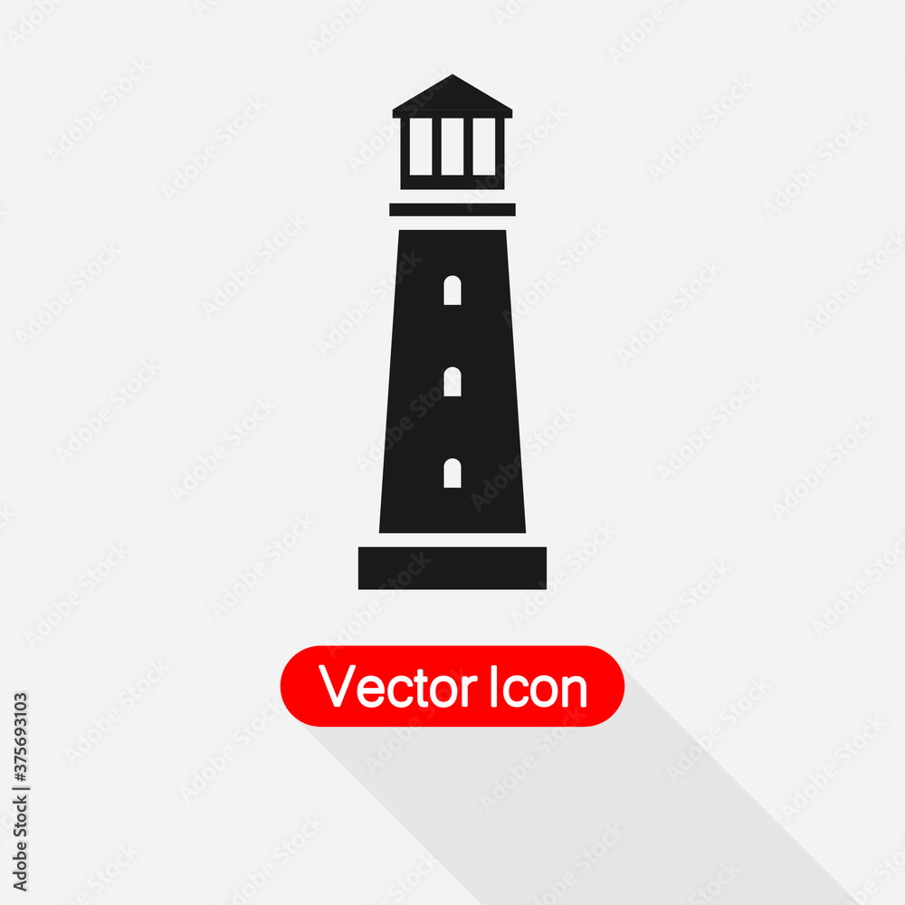Lighthouse Icon Vector Illustration Eps10