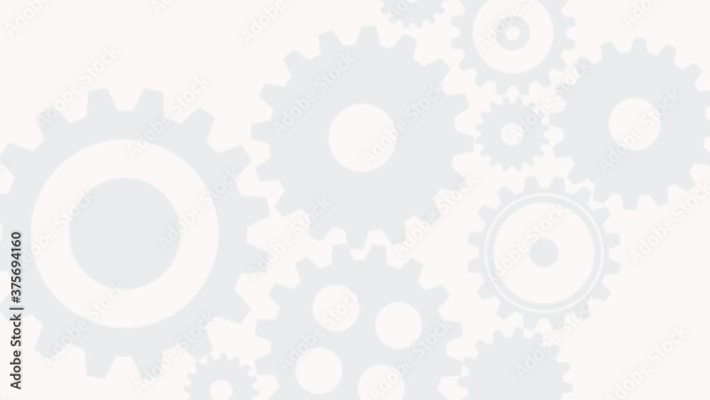 Gears and wheels animated icons