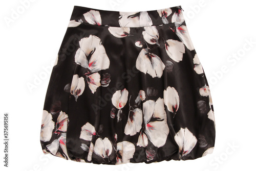 Quadro su tela puffball skirt, satin bubble skirt  skirt is on white