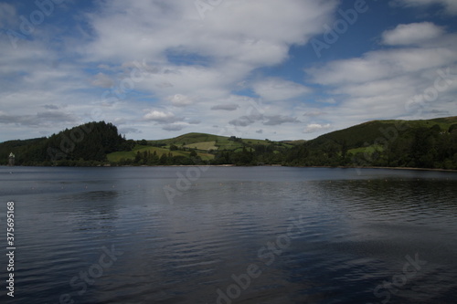 A view of Lake Vyrnwy in North Wales