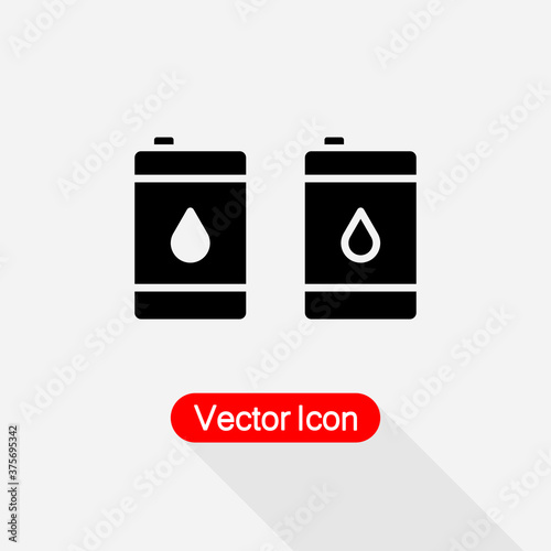 Free Download Oil Barrel Icon Vector Illustration Eps10 - GFXLoad