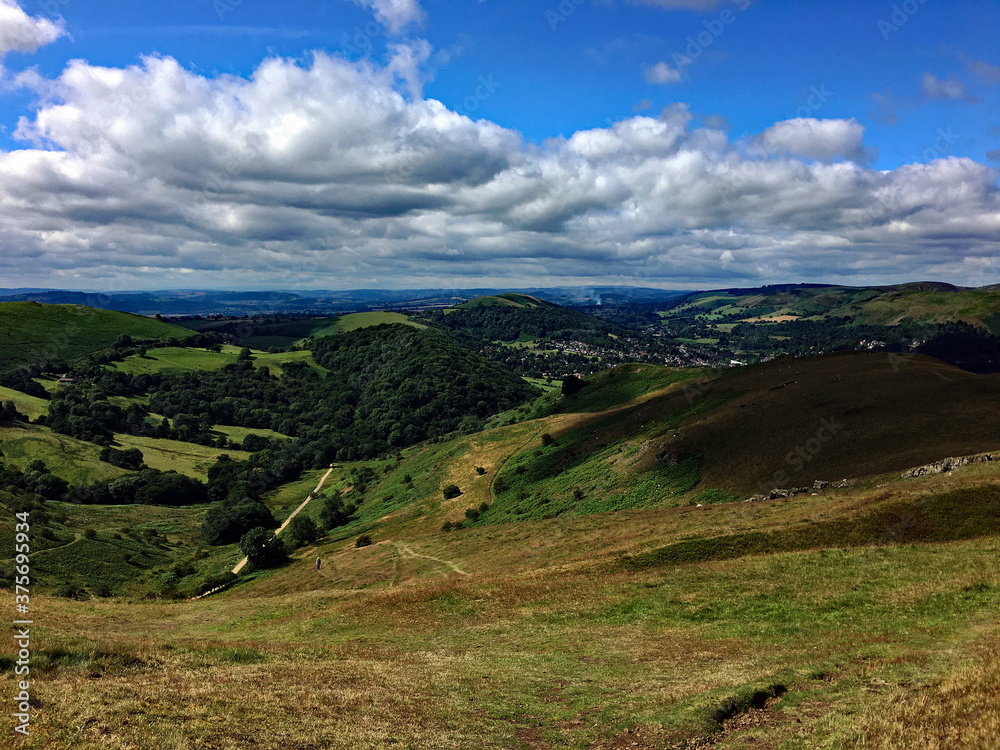 Naklejka premium A view of the Shropshire Countryside near the Caradoc