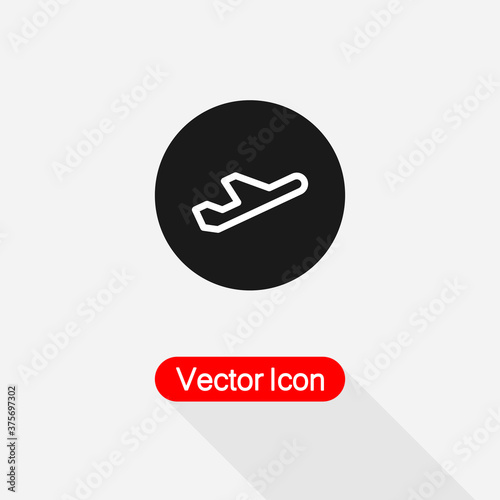 Plane Icon vector illustration Eps10