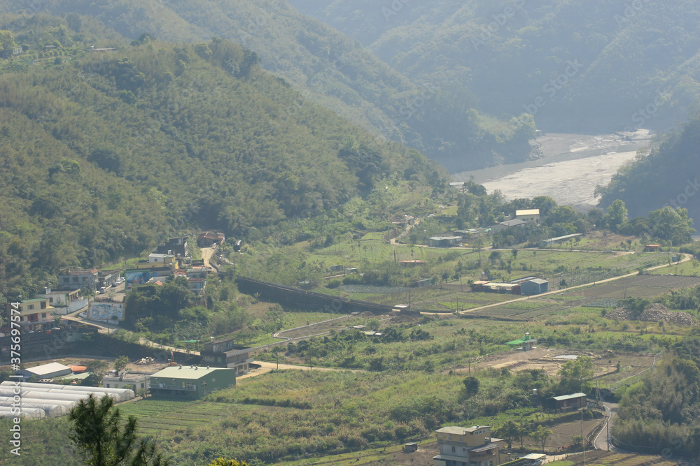 Sunny nature landscape of the Fuxing District area Sunny nature landscape of the Fuxing District area