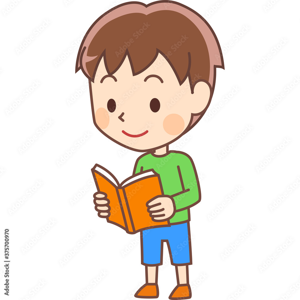 読書する少年