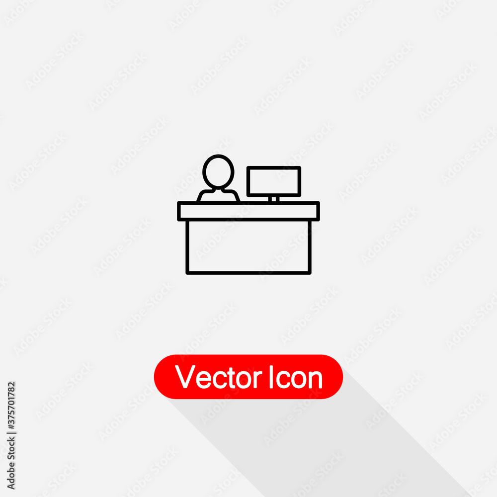 Reception Icon Vector Illustration Eps10 Reception Icon Vector Illustration Eps10