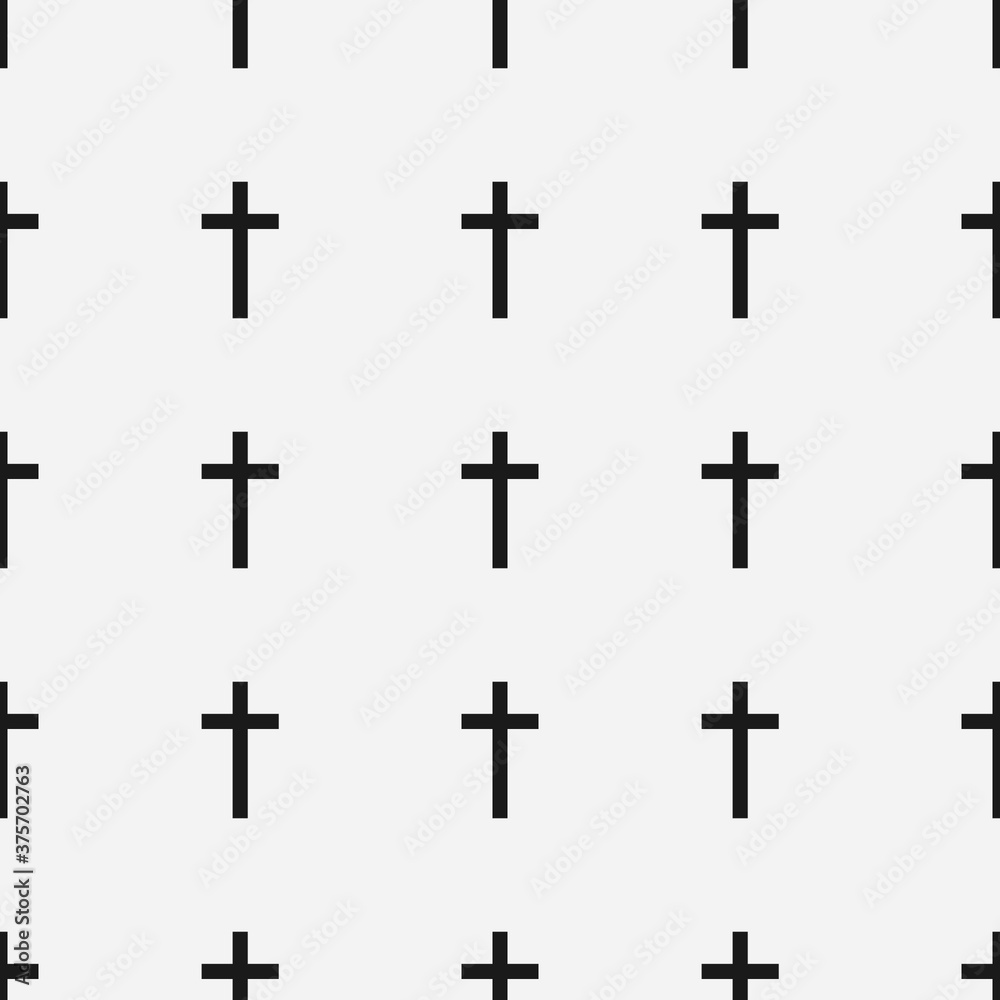 Religious Cross Pattern Vector Illustration Eps10
