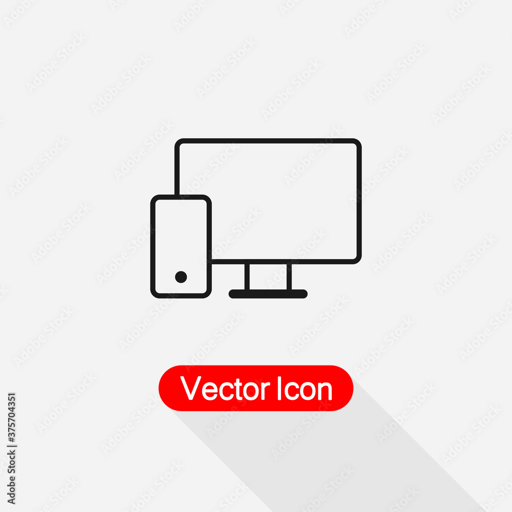 Responsive Icon Vector Illustration Eps10 Responsive Icon Vector Illustration Eps10