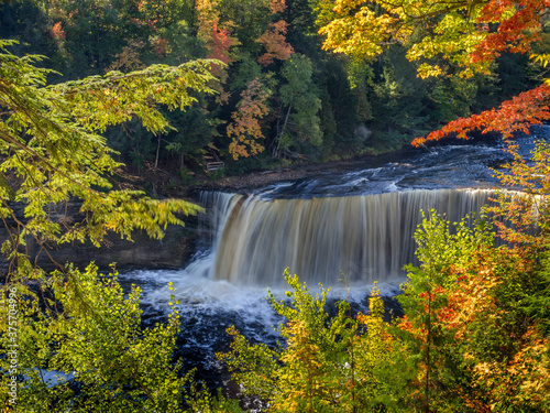 Upper Tahquamenon Falls during Fall photo