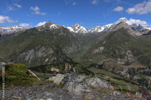 Views of the mountains from La Thuile valley. 