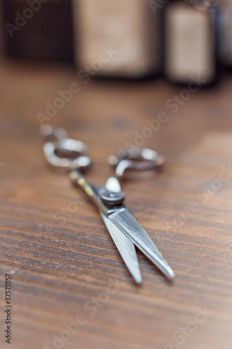 Stylist's scissors photo