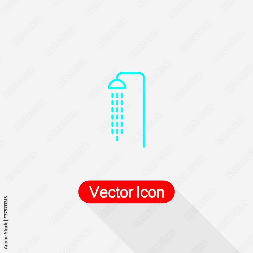 Shower Icon Vector Illustration Eps10 Shower Icon Vector Illustration Eps10