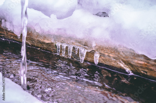 Water and Ice in Winter