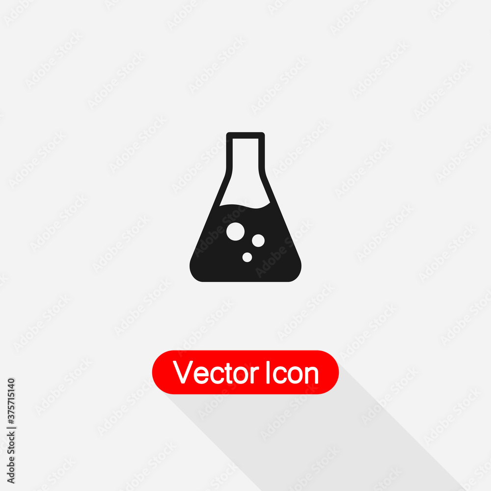 Test Tube Icon, Flask Icon Vector Illustration Eps10 Test Tube Icon, Flask Icon Vector Illustration Eps10