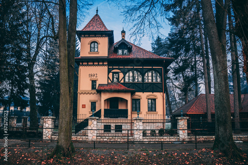 Beautiful House in Autumn