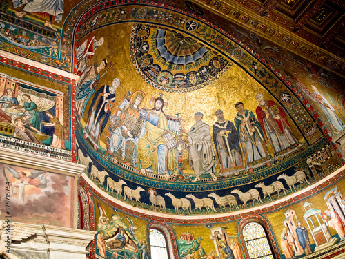 Santa Maria in Trastevere. Rome. Italy photo