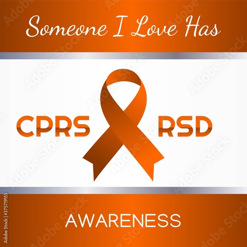 November is CRPS awareness month. Vector Illustration
