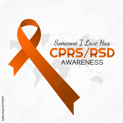 November is CRPS awareness month. Vector Illustration