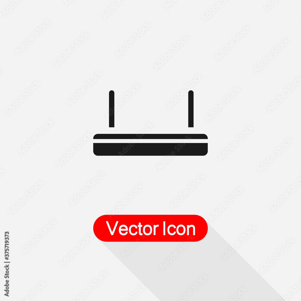 Wi-Fi Router Icon Vector Illustration Eps10