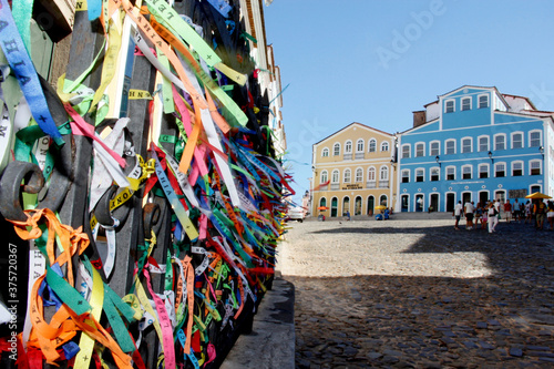 salvador, bahia / brazil - march 23, 2013: view of Fundacao Casa de Jorge Amado in Pelourinho, in the city of Salvador. photo