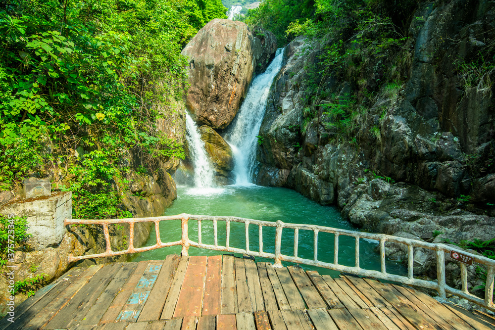 Waterfalls in baishuizhai scenic spot, Guangzhou, China Waterfalls in baishuizhai scenic spot, Guangzhou, China