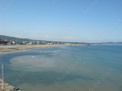 view of the beach