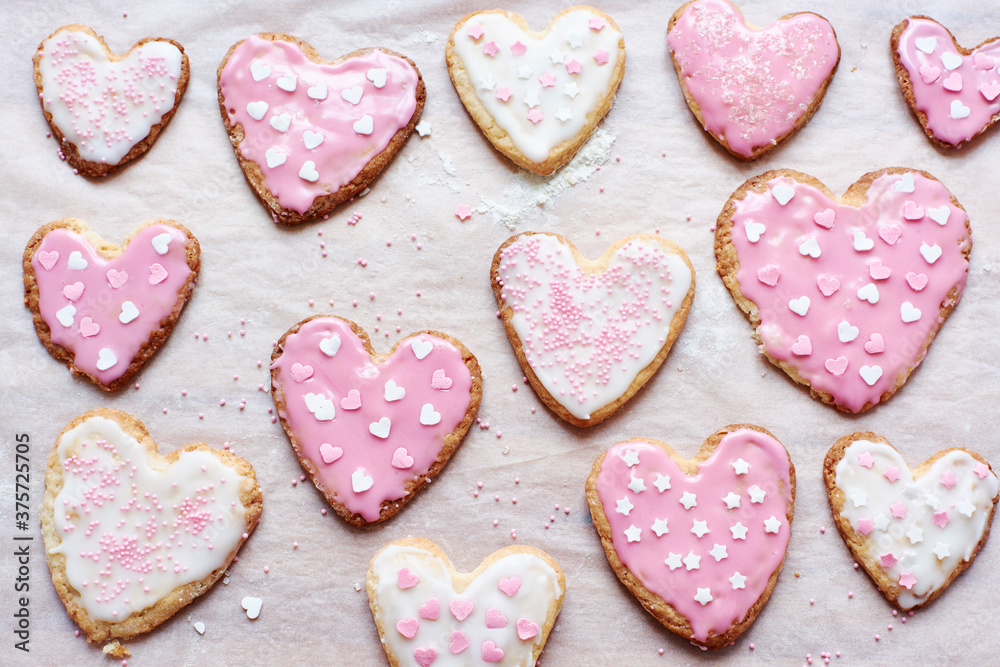 Cookies with a heart Cookies with a heart