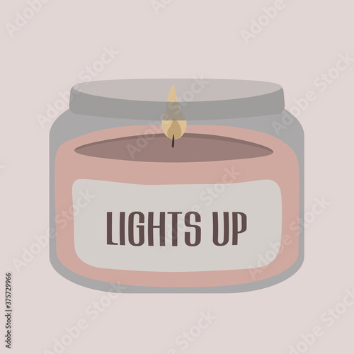 candle lights up