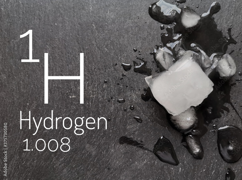 Hydrogen is the chemical element with the symbol H and atomic number 1
