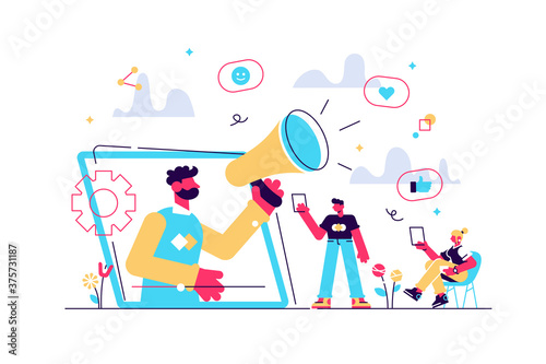 Social media marketing, digital promo campaign