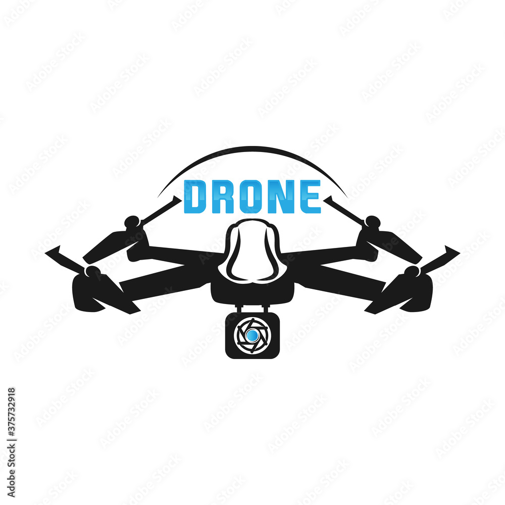 drone logo isolated on white background. Set of drone service and accessories labels, badges and design elements. Vector Illustration drone logo isolated on white background. Set of drone service and accessories labels, badges and design elements. Vector Illustration