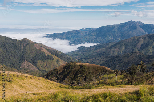 Landscapes of the Bolivar province via the Ecuadorian coast at an altitude of more than 3000 meters of altitude