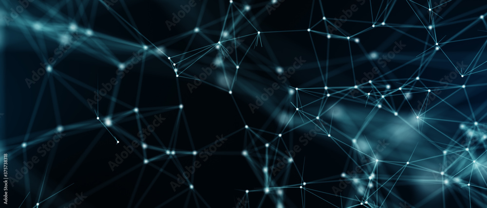 Abstract futuristic - technology with polygonal shapes on dark blue background. Design digital technology concept. 3d illustration. Abstract futuristic - technology with polygonal shapes on dark blue background. Design digital technology concept. 3d illustration.