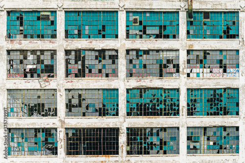 Exterior of an abandoned building