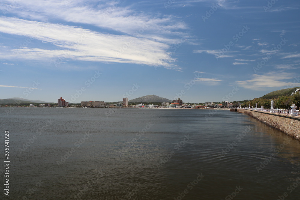 Partial view of the Piriápolis seafront