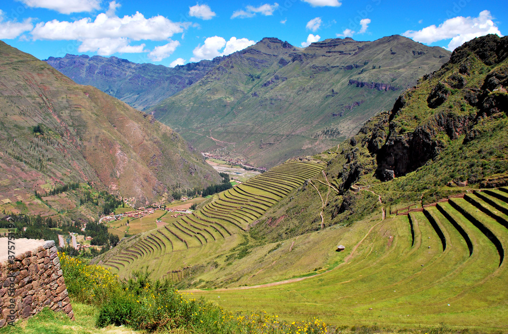 Scenery in Pisac, Peru