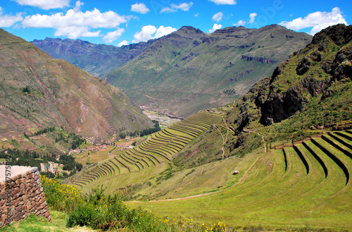 Scenery in Pisac, Peru