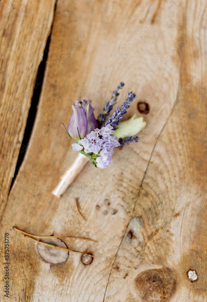 Floral boutonniere
