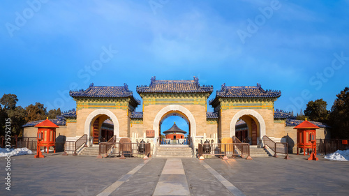 The Imperial Vault of Heaven at the Temple of Heaven in Beijing, China