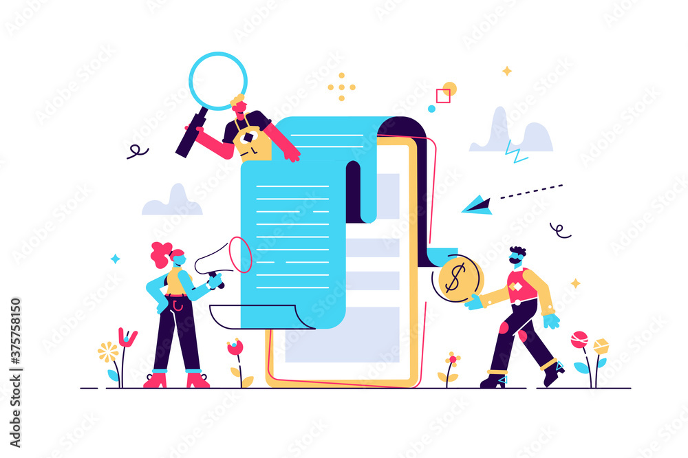 Concept payment notification, contract conclusion Concept payment notification, contract conclusion