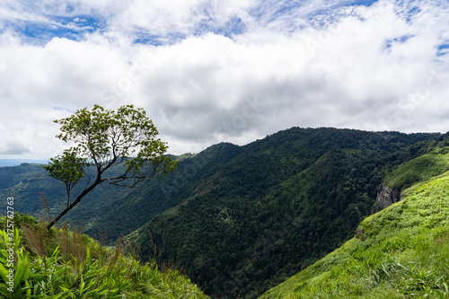 Thailand landscapes at hight mountains at Khao Kho District 