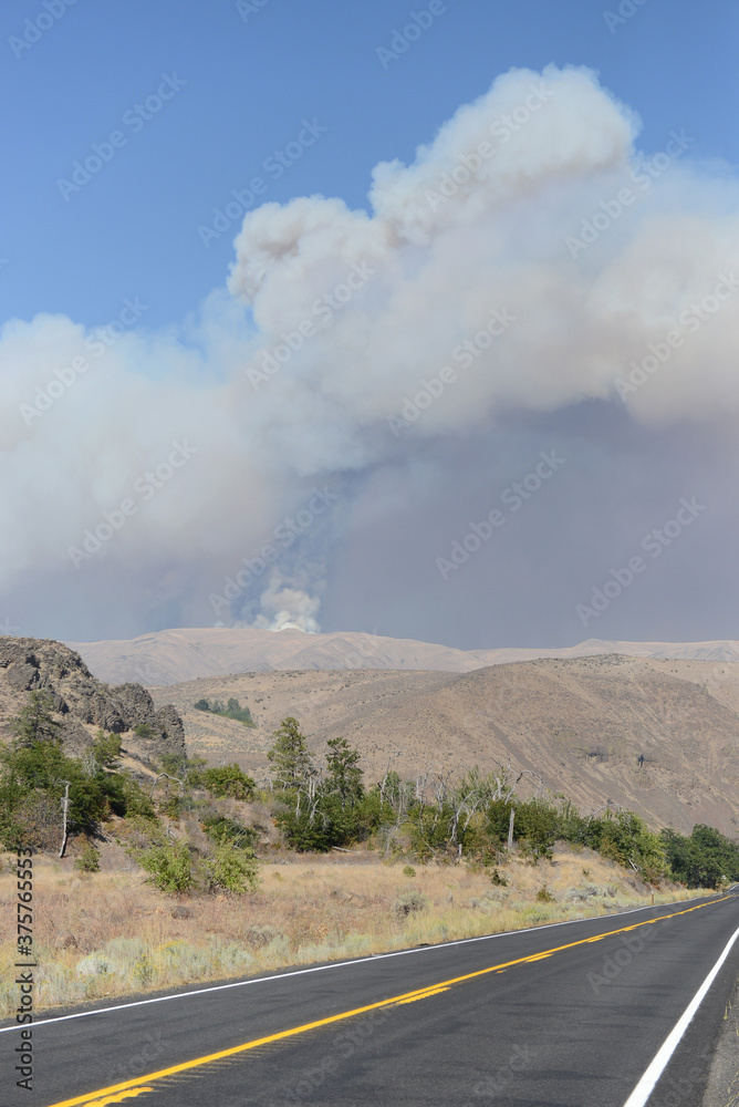 Evans Canyon fire, Washington 2020