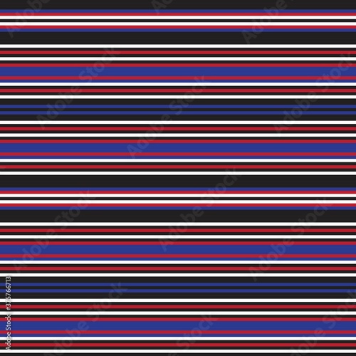 Red Stripe seamless pattern background in horizontal style