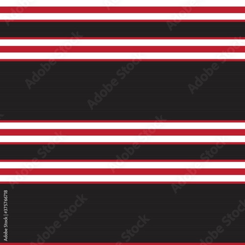 Red Stripe seamless pattern background in horizontal style