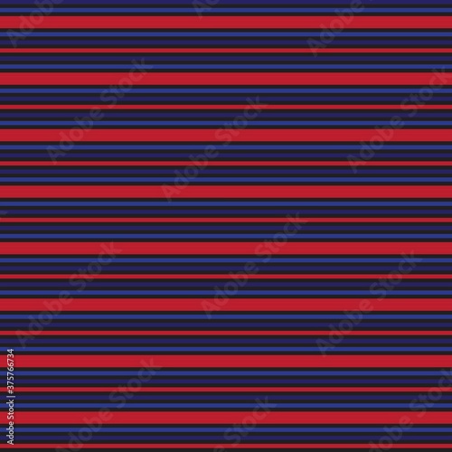 Red Stripe seamless pattern background in horizontal style