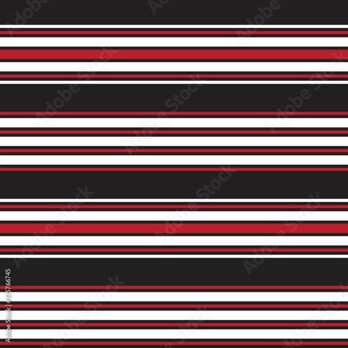 Red Stripe seamless pattern background in horizontal style