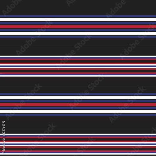 Red Stripe seamless pattern background in horizontal style