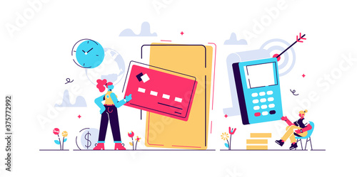 Concept Online and mobile payments 