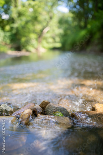 Rocks Near a Stream Nature 