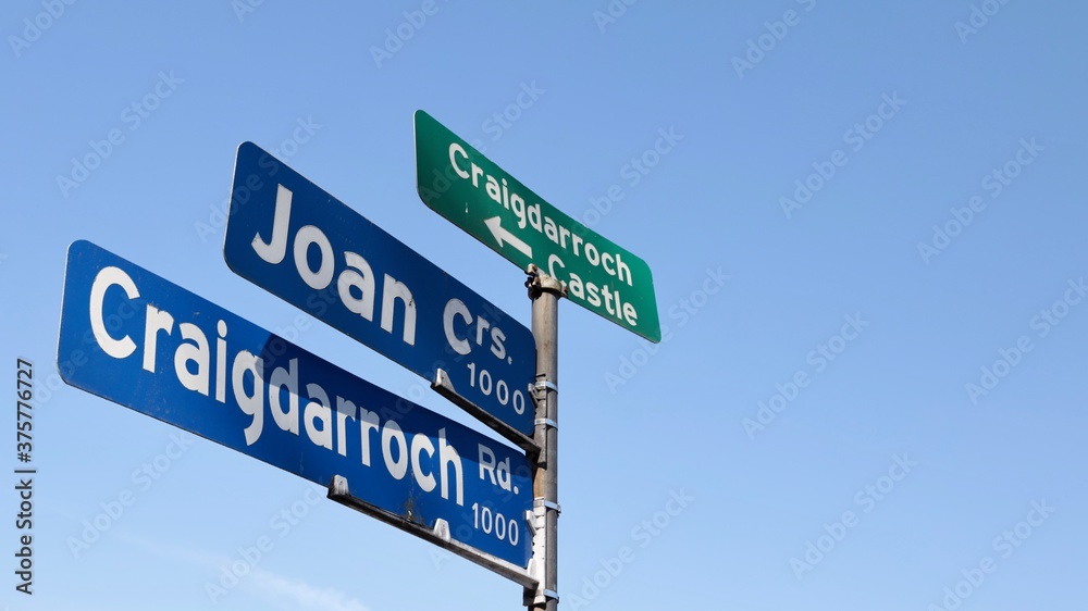 Fototapeta premium road sign to success